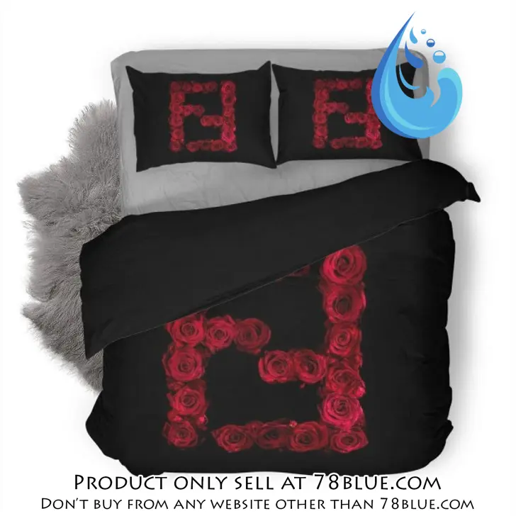 Fendi hot luxury logo fashion brand premium bedding set home decor 78b5612088